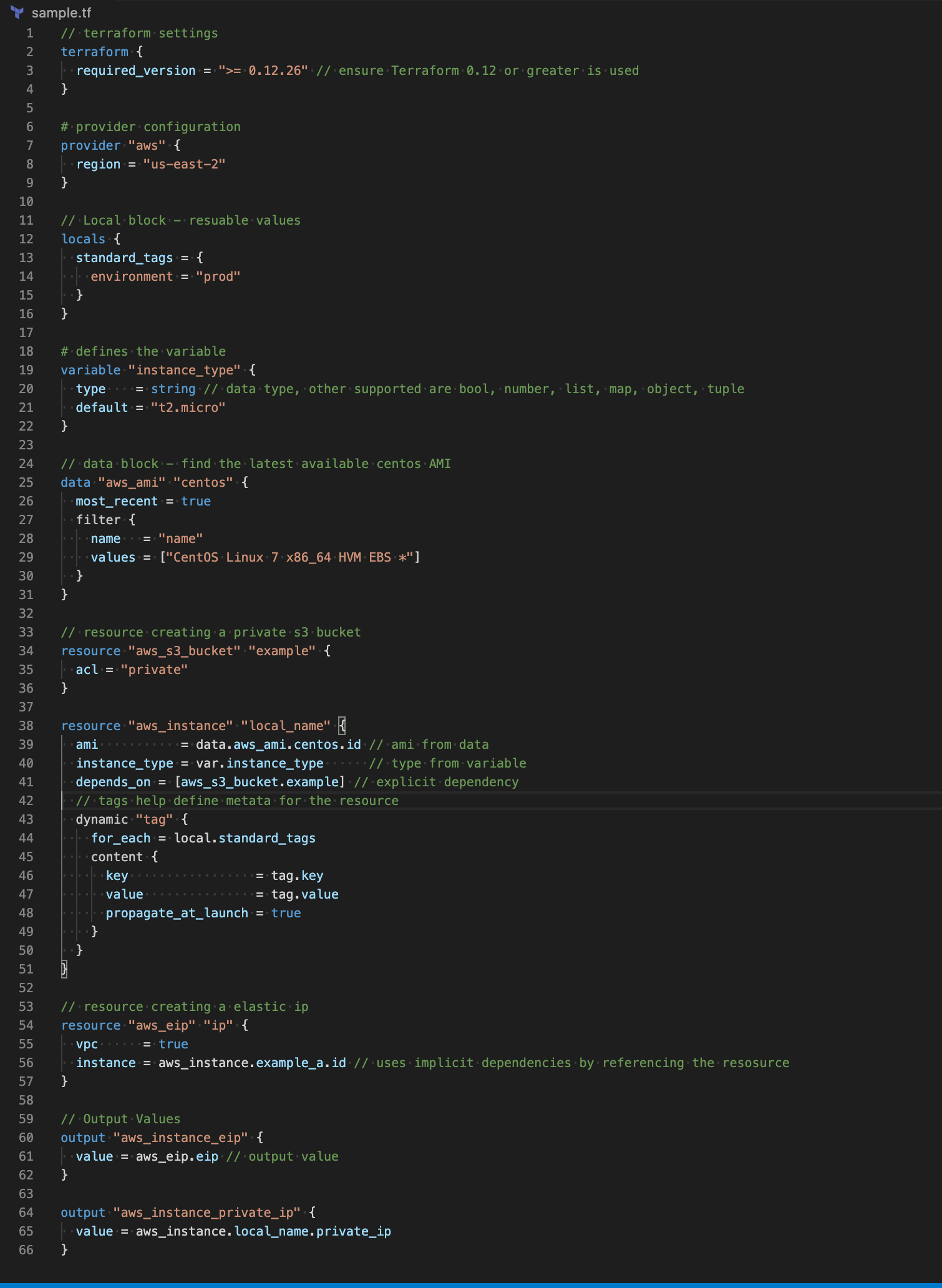 I created this Terraform cheat sheet while studying for the